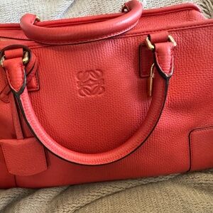 Loewe Amazana Red top handle